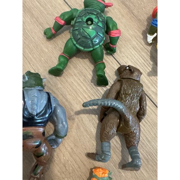 Vintage Teenage Mutant Ninja Turtles Tmnt Action Figure Lot 80s 90s Playmates - Picture 13 of 16